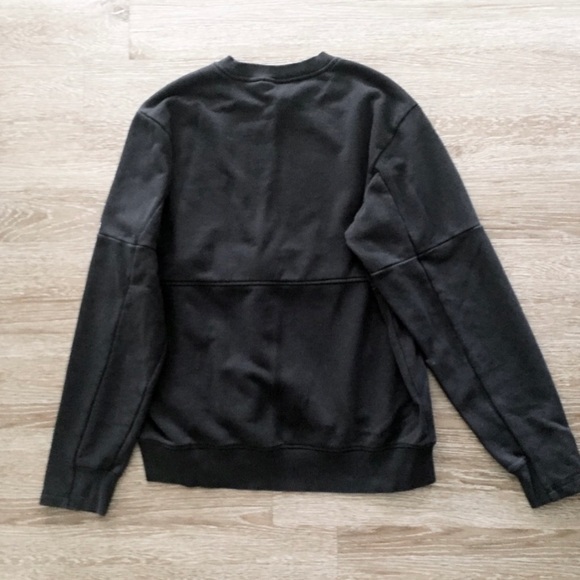 Vintage ADIDAS Black Kanga Pocket Pullover Crewneck - Picture 3 of 4